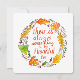 Thankful Greeting Card Karte
