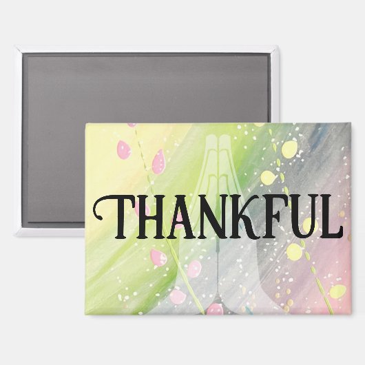 Thankful Magnet (Vorderseite/Rückseite)
