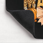 Thankful Mama Pumpkin Fall Coquette Bow Thanksgivi Mousepad (Ecke)