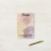 Thankful Post Its Post-it Klebezettel (Auf Schreibtisch)