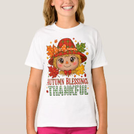 Thankful Scarecrow Fall Sweatshirt – Cute Autumn T-Shirt