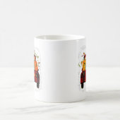 Thankful Teacher Fall Autumn Pumpkins Truck Thanks Kaffeetasse (Mittel)