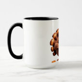 Thankful Turkey Design – Funny Holiday Art Tasse (Links)
