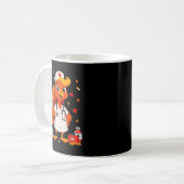 Thankful Turkey Funny Scrub Nurse Fall Thanksgivin Kaffeetasse (Vorderseite Links)