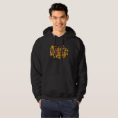 Thankful Vibes Leopard Retro Pumpkin Thanksgiving Hoodie (Vorne ganz)