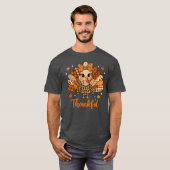Thankfulurkey Fall Leopard Patchworkhanksgiving vi T-Shirt (Vorne ganz)