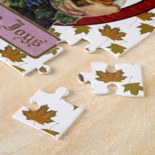 Thankgiving Freudepuzzlespiel Puzzle (Seite)