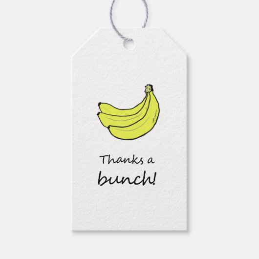 Thanks a Bunch Geschenkanhänger (Vorderseite)