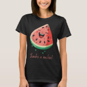 Thanks a melon Vegan Vegetarian Plantbased Meatfre T-Shirt (Vorderseite)
