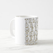 Thanks Danke Merci Grazie Dzieki Gracias Kaffeetasse (Vorderseite Links)