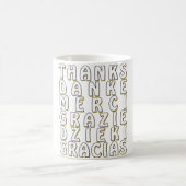 Thanks Danke Merci Grazie Dzieki Gracias Kaffeetasse (Mittel)