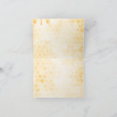 Thanks for Bee-ing You Bee Baby Shower Dankeskarte (Innenseite)