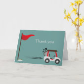 Thanks for being so Awesome Golfing Cart Karte (Gelbe Blume)