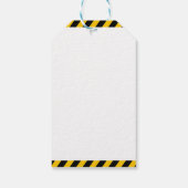 "Thanks for Building Memories –Construction Party Geschenkanhänger (Rückseite)