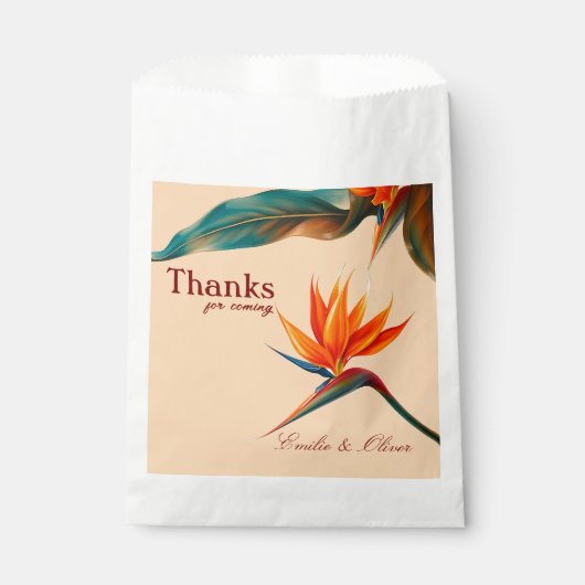 Thanks for coming and your name geschenktütchen (Vorderseite)