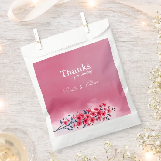 Thanks for coming and your name geschenktütchen (Ausgeschnitten)