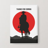 Thanks for coming - cowboys button (Vorderseite)