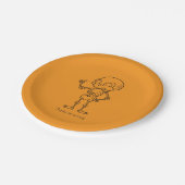 Thanks for coming skull pappteller (Schrägansicht)