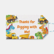 Thanks For Digging With Me Construction Dinosaur