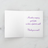 Thanks for Great Meal Dankeskarte (Innenseite)