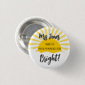 Thanks for Making My Morning Bright Button,  Button (Vorne & Hinten)