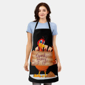 Thanks Givin, Thanksgiving Turkey Schürze (Getragen)
