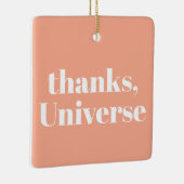 Thanks, Universe Keramikornament (Rechts)