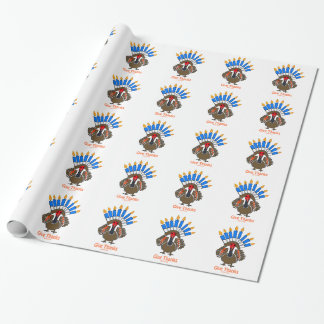 Thanksanukkah Thanksgivukkah Truthahn menorah Geschenkpapier