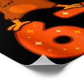 Thanksgiving 67 Meme Six Seven Funny Turkey  Poster (Ecke)