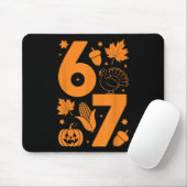 Thanksgiving 67-Shirt – Herbst Truthahn Mousepad (Mit Mouse)