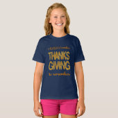 Thanksgiving | A KNOWvember To Remember T-Shirt (Vorne ganz)