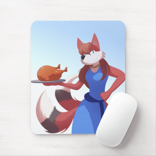 Thanksgiving Anton's Mom Mousepad (Mit Mouse)