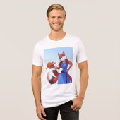 Thanksgiving Anton's Mom Tri-Blend Shirt (Vorderseite voll)