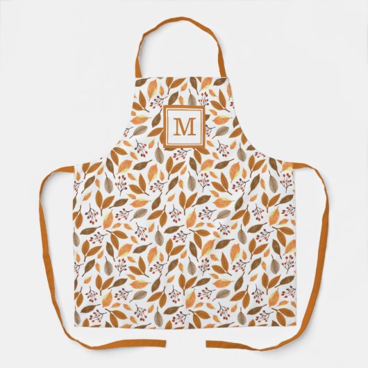 Thanksgiving Apron – Fall Leaves Autumn Harvest Schürze (Vorderseite)