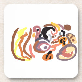 Thanksgiving autumn getränkeuntersetzer