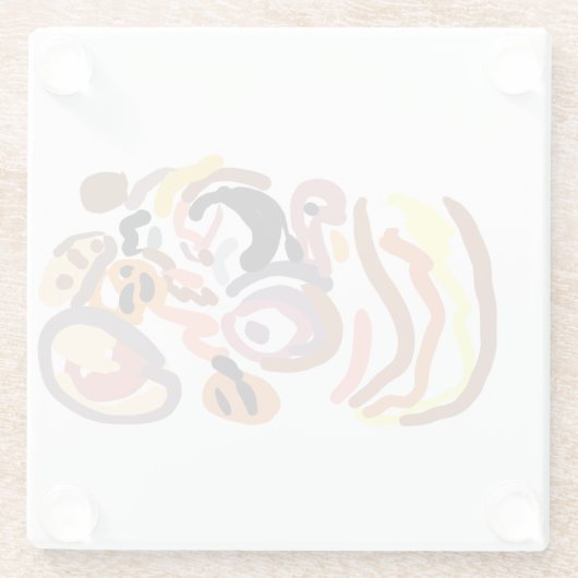 Thanksgiving autumn glasuntersetzer (Rückseite)