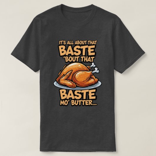 Thanksgiving Basic Dark T-Shirt (Design vorne)
