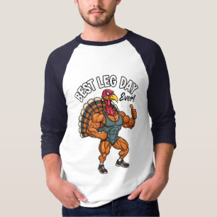 Thanksgiving Beintraining 3/4 Ärmel Raglan T-Shirt