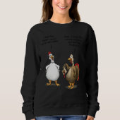 Thanksgiving Big Chicken It ll Be Fun Turkey Sweatshirt (Vorderseite)