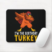 Thanksgiving Birthday Funny Bday Born On Thanksgiv Mousepad (Mit Mouse)