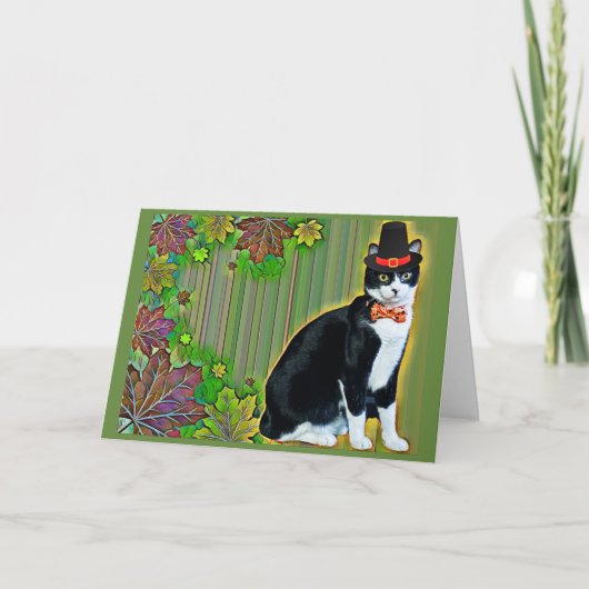 Thanksgiving Calliope Karte (Vorderseite)