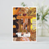 Thanksgiving Card Dankeskarte (Stehend Vorderseite)