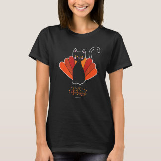 Thanksgiving Cat T-Shirt
