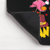 Thanksgiving Christmas Flamingo Happy Thanksmas Xm Mousepad (Ecke)