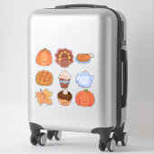 Thanksgiving Clipart Aufkleberbogen Aufkleber (Koffer)