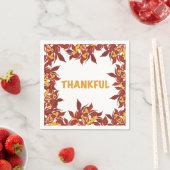 Thanksgiving Cocktail Napkins Serviette (Beispiel)