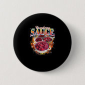 Thanksgiving Cranberry Sauce Bootleg 90's Rap Rock Button (Vorderseite)