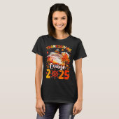 Thanksgiving Cruise 2025 Funny Turkey Pumpkin Leav T-Shirt (Vorne ganz)