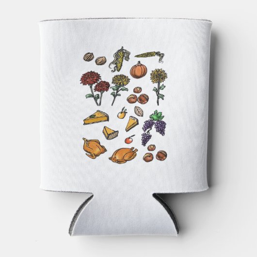 Thanksgiving day autumn attributes Classic T-Shirt Dosenkühler (Vorderseite)