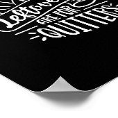 Thanksgiving Day Funny Gift Leftovers Are For Quit Poster (Ecke)